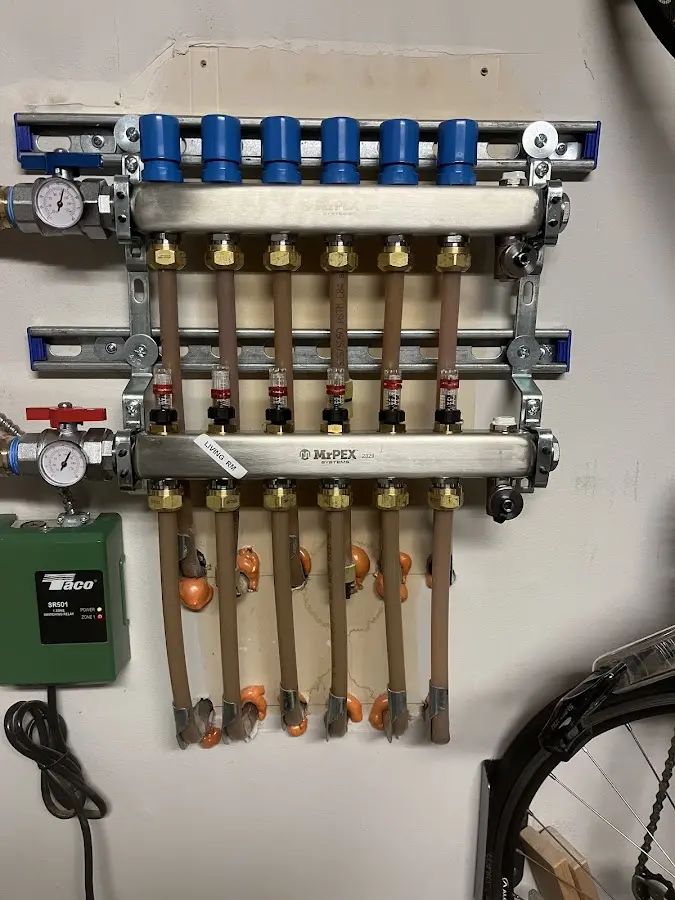 Plumber performing Leak Detection at a residential property in Sadsbury